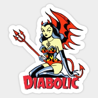 Winged She-Devil Sticker